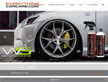 Tablet Screenshot of everythingcarcare.com